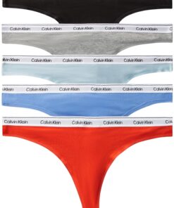 Calvin Klein Pack de 5 String Coton Stretch + Taille + Hommes + Sweatpants pour Yoga et Fitness +Stretch pour Mobilité É