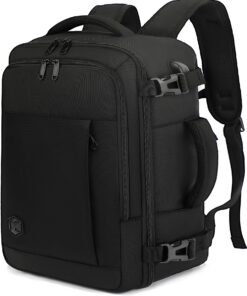 Sac À Dos Voyage Vankev 24L Pour Avion NOIR Sac À Dos Vankev Bagage Cabine 15.6 Pouces NOIR Vankev Bagage À Main Avion 2