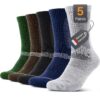 Chaussettes Alaplus Homme Femme Sport Antidérapantes Respirantespour Randonnée, 6 Paires, Tailles