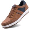 LANGDU Baskets Homme Taille 41-46 EU Marche Ville Casual Outdoor