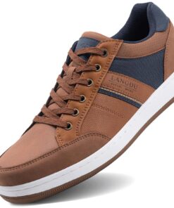 LANGDU Baskets Homme Taille 41-46 EU Marche Ville Casual Outdoor