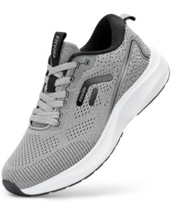 FitVille Chaussures de Running Antidérapant Outdoor | Pieds Larges | Homme | Respirantes | Basquette Sneakers Légères