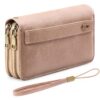 Portefeuille Femme GAEKEAO Grand Cuir Végétalien RFID Sécurité Femmes Adultes Cadeau