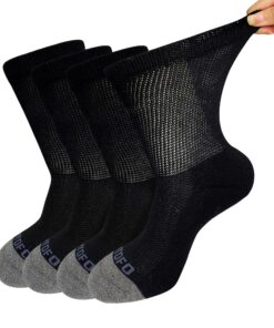 Chaussettes diabétiques homme femme sans élastic sans couture Oeko-Tex Standard 100 Noir Blanc Gris