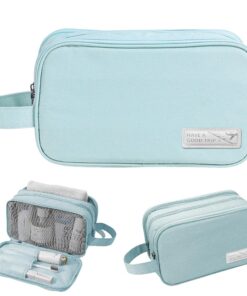 Sac de voyage namen imperméable pour homme et femme - organisateur cosmétique multifonctionnel bleu
