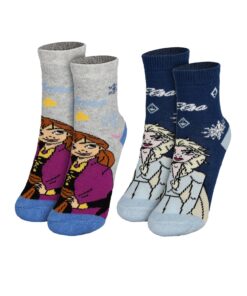 United Labels Disney La Reine des Neiges chaussettes antidérapantes Gris/bleu fille