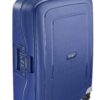 Samsonite S'Cure Spinner, Bagage à main Bleu, idéal pour voyageurs affaires, 55 cm, 34 L