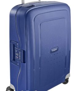 Samsonite S'Cure Spinner, Bagage à main Bleu, idéal pour voyageurs affaires, 55 cm, 34 L