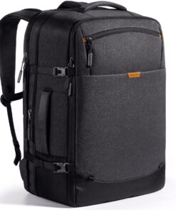 Inateck Sac à Dos de Voyage Extensible 38.5-46.2 L pour Homme/Femme avec Compartiment pour Ordinateur Portable 17,3" et
