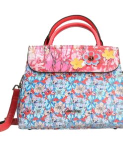 Sac à main LAURA VITA en cuir pour femme - Sac utilisé pour le quotidien - Fonctionnel et moderne - Taille idéale 30x15x