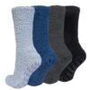 Chalier Cozy 4 Paires Chaussettes Chaudes Épaisse pour Hommes et Femmes en Hiver - Taille Unique - Chaussettes C++; Chal