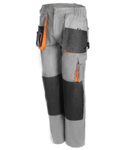Pantalon de travail stretch sécurité lepni.me pour homme | Cargo avec genouillère | Multipoches pour chantier, peintre,