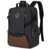 Kasgo Sac à Dos Homme Sécurisé, 2 Compartiments Antivol Sac à Dos Femme Voyage, Poches Multiples et Vintage Design, Idéa