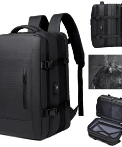 Sac à Dos LuLuanping Voyage Noir 15,6 Pouces Portable avec Pochette Antivol
