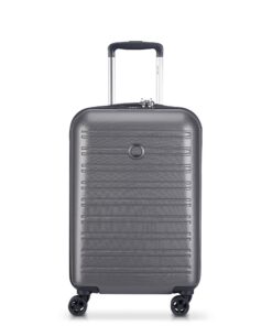 VALISE DELSEY PARIS SEGUR |0 - Rigide 55x35x25 cm - 39 L - Voyage - Gris