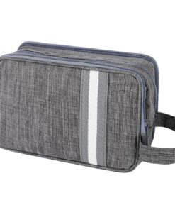 Trousse de Toilette AiQInu Rose pour Hommes et Femmes - Grand Sac Cosmétique Multifonction Imperméable - Global Recycled