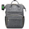 LOVEVOOK Sac à Dos pour Ordinateur 15.6 Pouces, Imperméable, Pour Femmes, Élégant avec Port USB, Collège et Affaires, OE