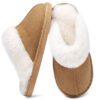 Donpapa Chaussons Femme Homme Hiver Chaud Mémoire de Forme Confortable Antidérapant Doublure Fur Fourrée