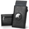 YESIIW Portefeuille Airtag Homme Populaire | Très Compact et Grande Capacité | Protection RFID & Fermeture Magnétique (N