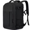 LIGSAN Bagage Cabine pour Ryanair Femme Homme Bagage à Main Noir