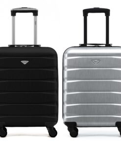 Valises rigides Flight Knight - légers en ABS, 4 roues, cabine et main, approuvées pour plus de 60 compagnies aériennes