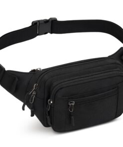 AIRCBC Sac Banane Homme Femme: Etanche, Régulier, Multiples Poches - Idéal Pour Voyage, Randonnée et Escalade