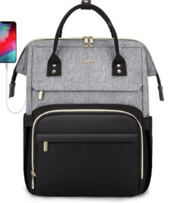 LOVEVOOK Sac à dos pour femme, Sac à dos pour ordinateur portable 15,6/17 pouces, idéal pour le travail, le voyage et l'