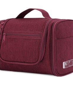 WANDF Grande Trousse de Toilette à Suspendre pour Femmes - Grande Trousse de Toilette Pratique pour Camping et Voyages -