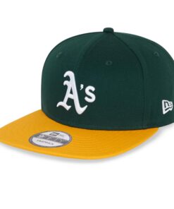 New Era Oakland Athletics MLB Essentials Gris Jaune 9Fifty Snapback Cap