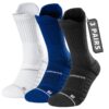 Chaussettes de course Rahhint Pro Coolmax Contention Homme - Anti-Ampoules Mèche Humide Scene de Randonnée (Taille 35-51