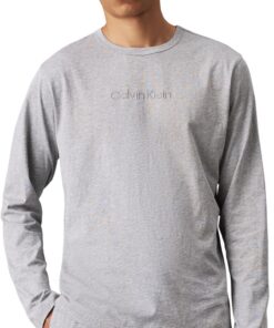 Calvin Klein T-Shirt Longues Manches pour Homme - Mode Élégante - Confort en Coton - XL