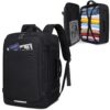 IGOLUMON Sac à Dos Ordinateur Portable Homme 17.3 Pouces Imperméable Noir Travail Voyage Scolaire Affaire