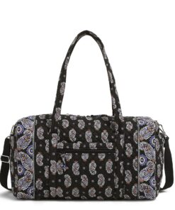 Vera Bradley Grand Sac de Voyage en Coton Populaire chez les Femmes pour Voyages en Famille Spacieux et Multifonctionnel