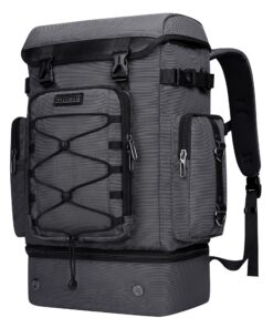 WITZMAN Sac à Dos Voyage Homme Convertible Approuvé Compagnies Aériennes Avec Compartiment Chaussures Certifié Global Re