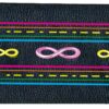 Porte-chéquier en cuir noir Syl'la Fantaisie pour femme (Infini)