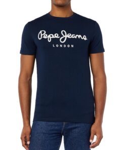 Pepe Jeans T-shirt Homme Stretch-Fit en Coton Bio – Casual Oversized pour Hommes – Caractéristiques Étirables et Confort