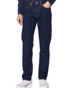 Levi's 514 Straight Jeans Homme Skinny Washed Denim Jeans For Men Regular Fit Straight Cut Jeans Size 32×34