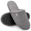 EVERFOAMS Chaussons respirants doux pour hommes | Mousse à mémoire de forme | Idéal pour l'été et l'automne | Confort m