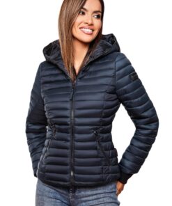Veste matelassée de transition Navahoo pour femme avec capuche - Fonctionnelle et Chic B348 Veste matelassée de transiti