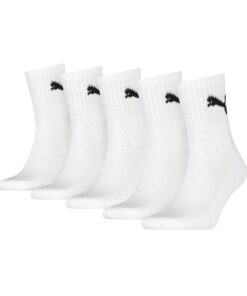 PUMA Lot de 5 Paires de Chaussettes Courtes Unisexe - Mixte (Lot de 5) | Polyester élastique | Taille unique | Pour homm