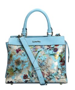 LAURA VITA Sac à main femme Dune 01 - Chic et pratique pour le quotidien - Grande capacité - Gris clair