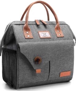 Sac à déjeuner isotherme Lekesky pour femme - Anti-fuites - pour pique-nique et travail