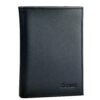 Charmoni Grand Classique Portefeuille en Cuir Protection RFID Homme Affaires Bleu (6V)