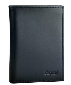 Charmoni Grand Classique Portefeuille en Cuir Protection RFID Homme Affaires Bleu (6V)