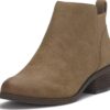 Lucky Brand Femme Bottines en Cuir Noir Polyvalentes pour Tous les Éléments du Style