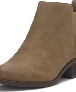 Lucky Brand Femme Bottines en Cuir Noir Polyvalentes pour Tous les Éléments du Style