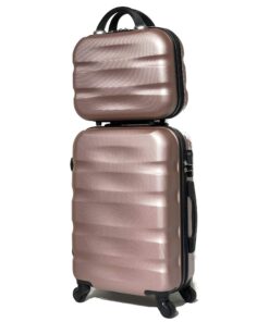 Valise ABS Taille Cabine CELIMS pour Femmes en Voyage