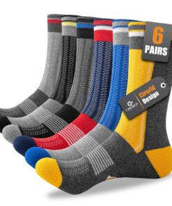 Cirorld Chaussettes Homme 43-46 37-42 | Lot 6 Paires Chaussettes de Sport | OEKO-TEX STANDARD 100