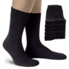 Chaussettes noires ALL ABOUT SOCKS - Qualité Supérieure pour Hommes et Femmes - Bas en Coton - Made in Europe - OEKO-TEX