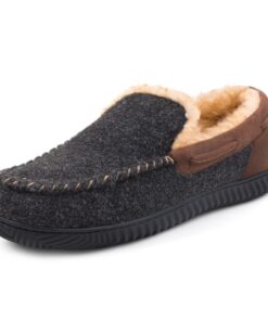 RockDove Hearthfire Mocassins en mousse à mémoire de forme pour hommes à la maison